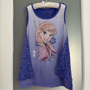 Disney’s Frozen Anna Sleeveless Top w removable cape